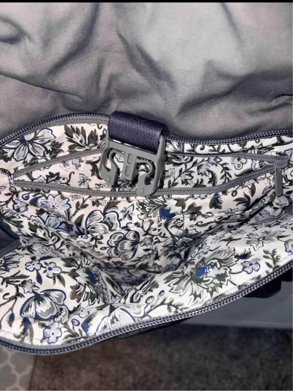 Vera Bradley Charcoal Gray Everyday Backpack